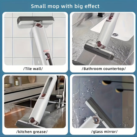 Effortless Clean Self-squeeze Mini Mop Absorbent Power