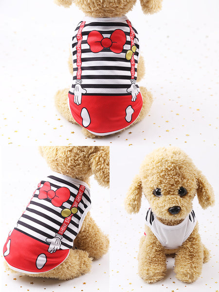 Breezy Cartoon Pet Tee Keep Your Furry Friend Cool Stylish